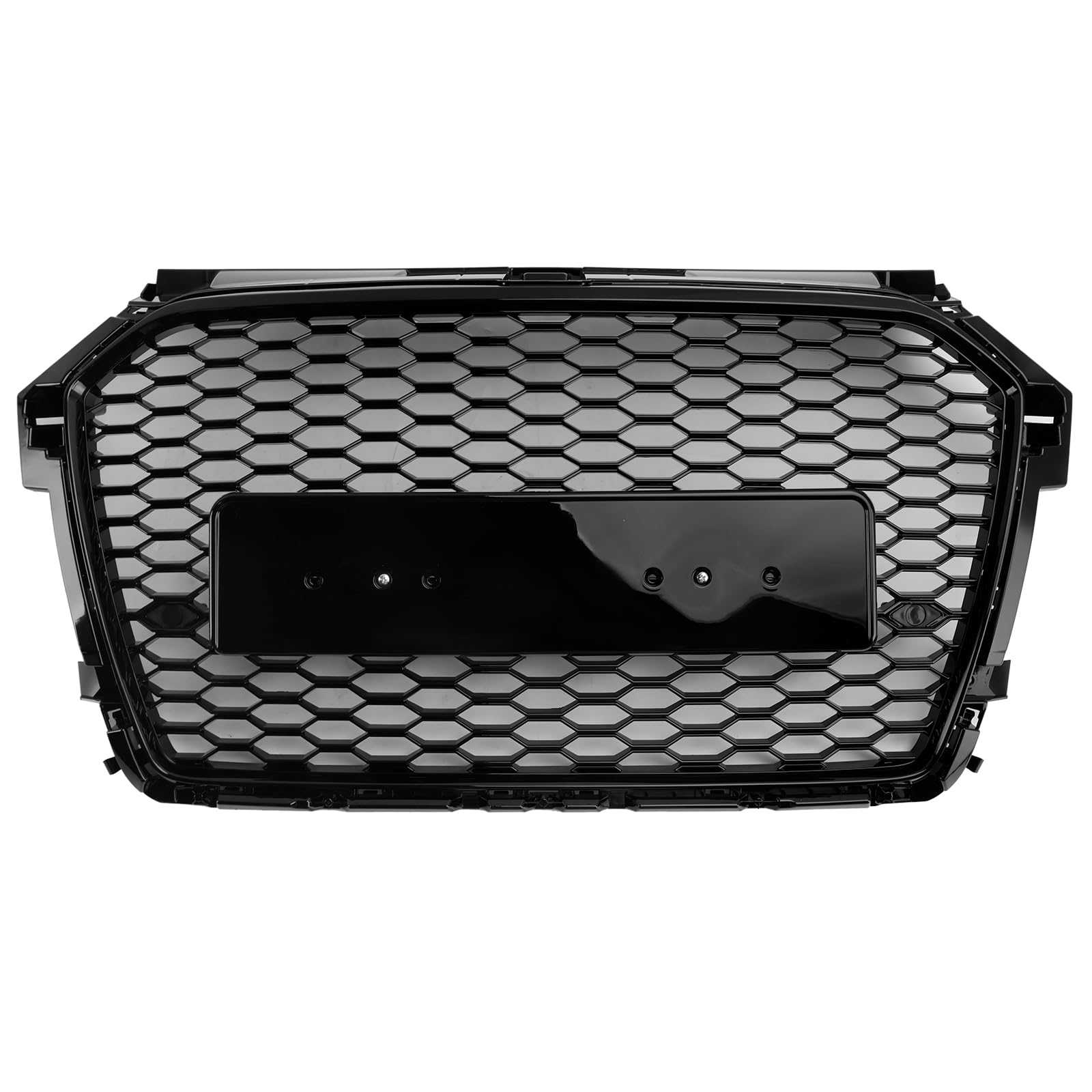 Artudatech Kühlergrill Frontstoßstangengrill Frontgrill ABS RS Style Honeycomb Bumper Grille Fit for A1 S1 8X Facelift 2016-2019 Black von Artudatech