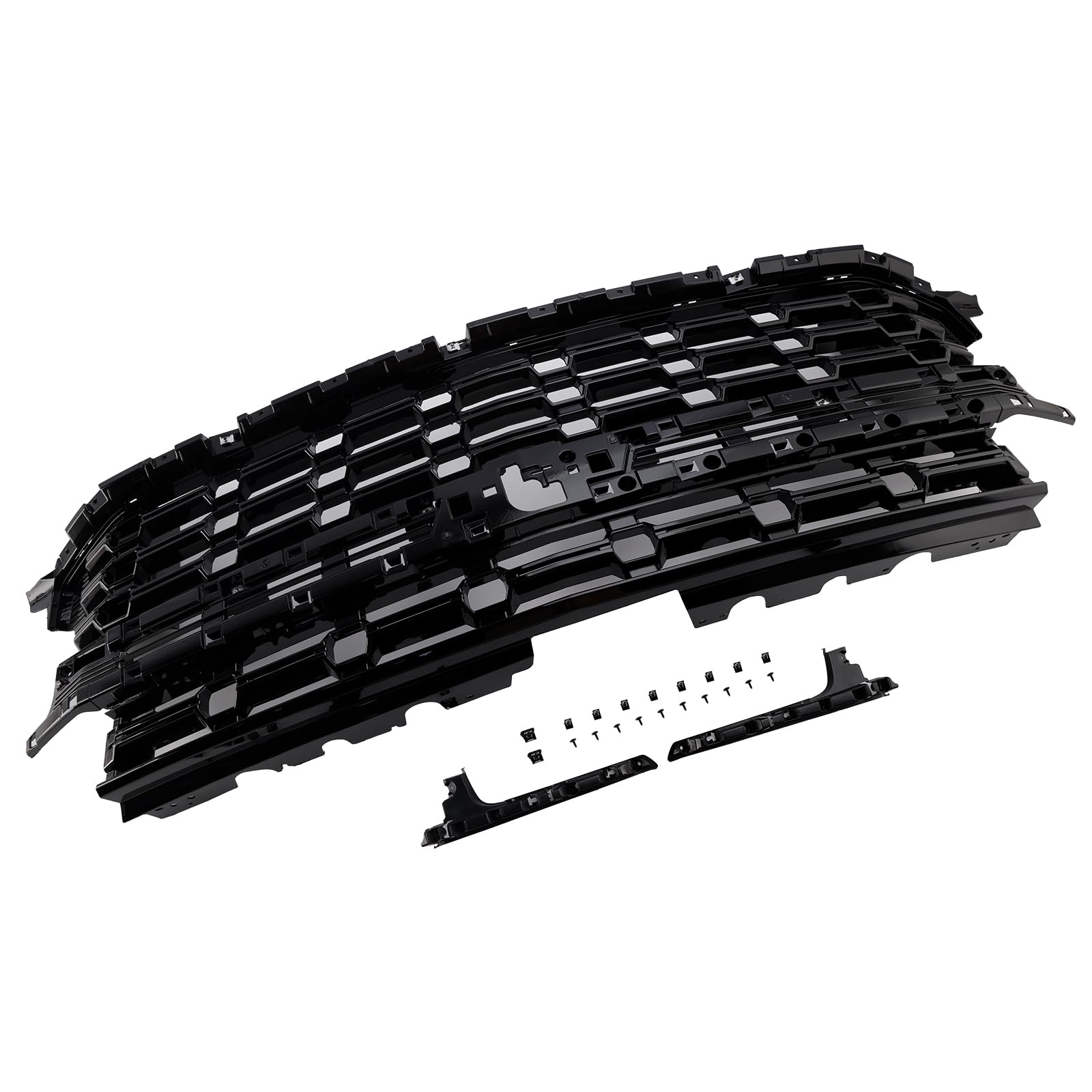 Artudatech Kühlergrill Frontstoßstangengrill Frontgrill ABS Z71-Look Front Bumper Grille Fit for Chevrolet Tahoe/Suburban 2021-2024 Black von Artudatech