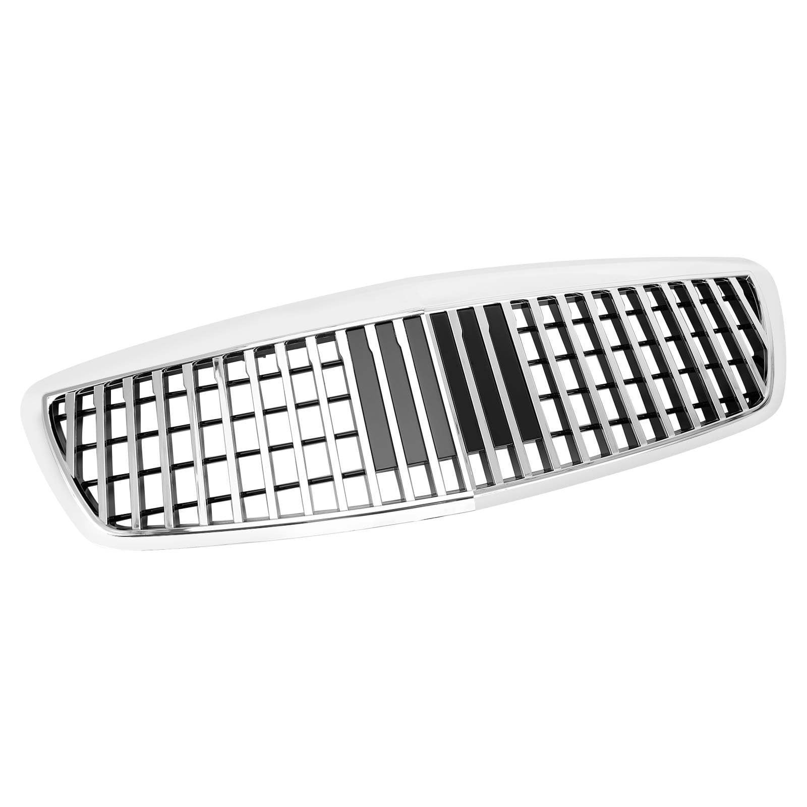 Artudatech Kühlergrill Frontstoßstangengrill Frontgrill MayBach Style Grille Fit for Benz S-Class W221 S550 S63 S450 2007-2009 Chrome von Artudatech