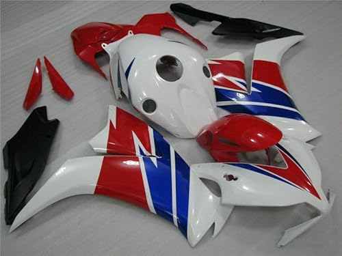 Artudatech Motorrad Motorhaube Abdeckung ABS Injection Mold Bodywork Fairing Kit Fit for Honda CBR1000RR 2012-2016 White Red Motorrad-Karosserieabdeckung von Artudatech