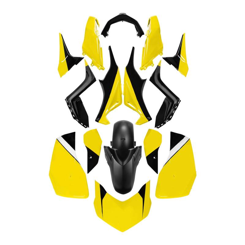 Artudatech Motorrad Motorhaube Abdeckung Injection ABS Bodywork Fairing Kit Fit for Yamaha X-MAX 300 Xmax 2023-2024 08# Motorrad-Karosserieabdeckung von Artudatech