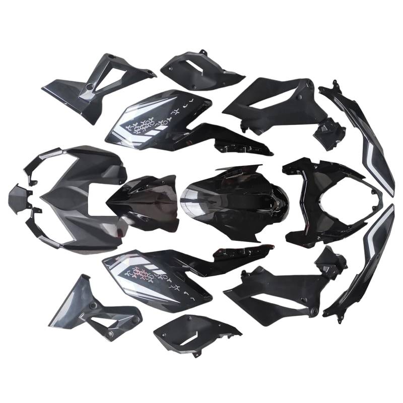 Artudatech Motorrad Motorhaube Abdeckung Injection Fairing Kit Bodywork Plastic ABS Fit for Kawasaki Z400 2018-2024 Motorrad-Karosserieabdeckung von Artudatech