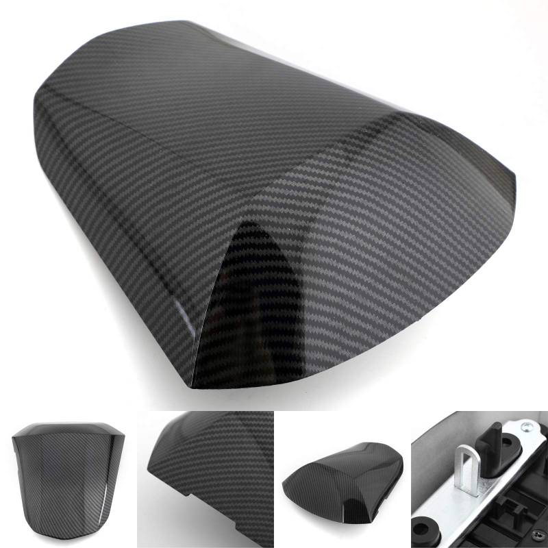 Artudatech Motorrad Soziusabdeckung, Motorrad Sitzkappe Verkleidung Heckabdeckung Rücksitzbezug Rear Seat Cowl für SU-ZU-KI GSXR GSX-R 1000 1000R 2017-2019 von Artudatech