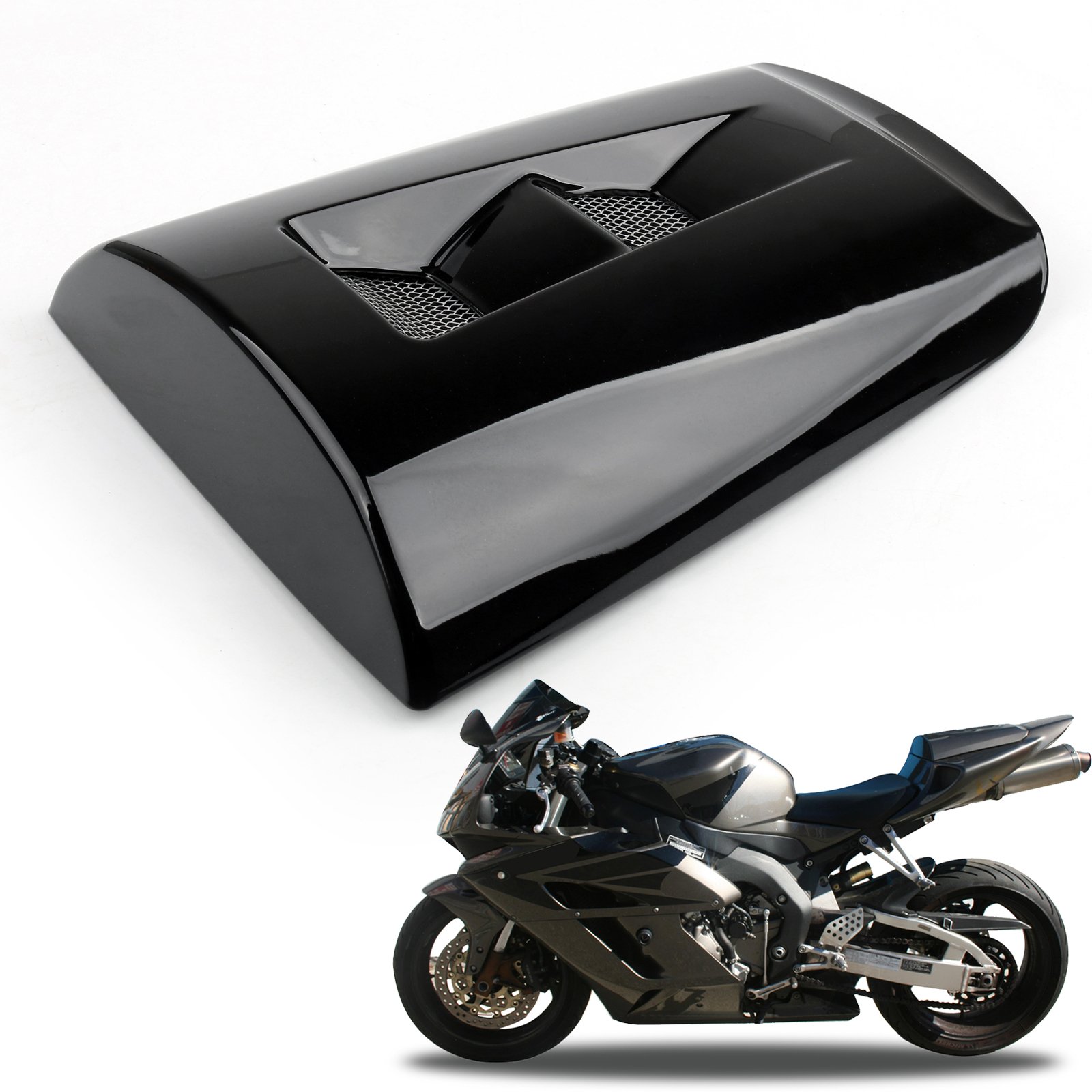 Artudatech Motorrad Soziusabdeckung Sitzkappe Verkleidung Heckabdeckung Rücksitzbezug Rear Seat Cowl Fairing Tail Cover für HON-DA CBR1000RR CBR 1000 RR 2004-2007 von Artudatech