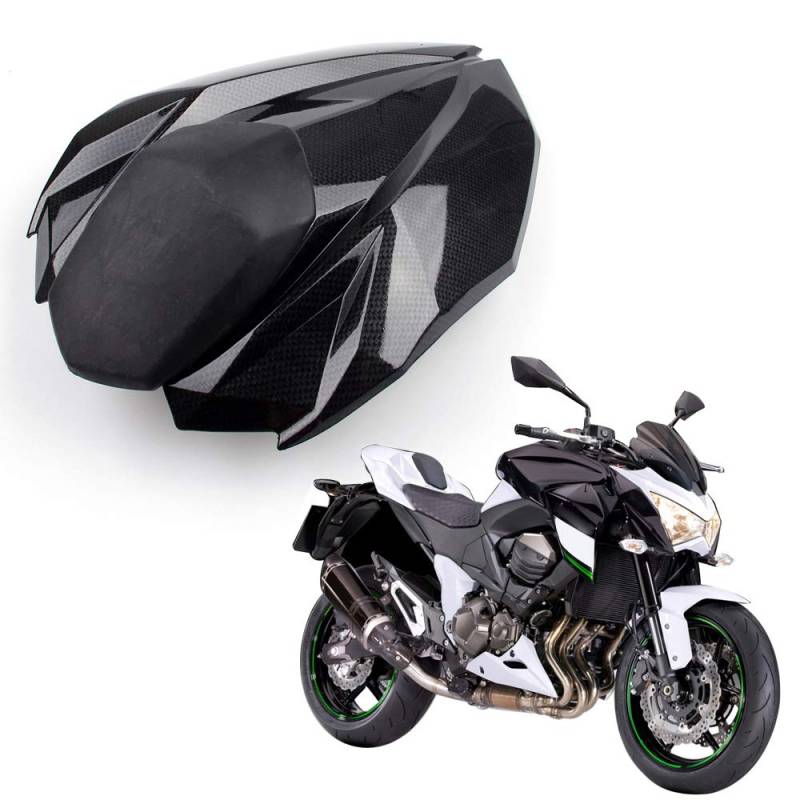 Artudatech Motorrad Soziusabdeckung Sitzkappe Verkleidung Heckabdeckung Rücksitzbezug Rear Seat Cowl Fairing Tail Cover für KA-WA-SA-KI Z800 2012-2015 von Artudatech