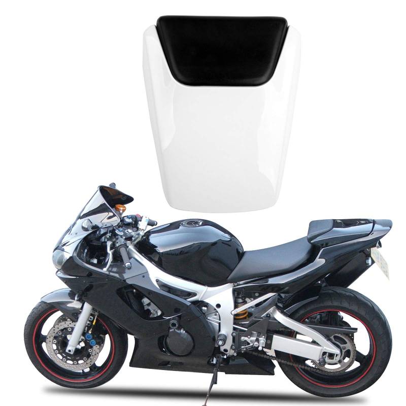 Artudatech Motorrad Soziusabdeckung Sitzkappe Verkleidung Heckabdeckung Rücksitzbezug Rear Seat Cowl Fairing Tail Cover für Yamaha YZF-R6 YZF R6 1998-2002 von Artudatech