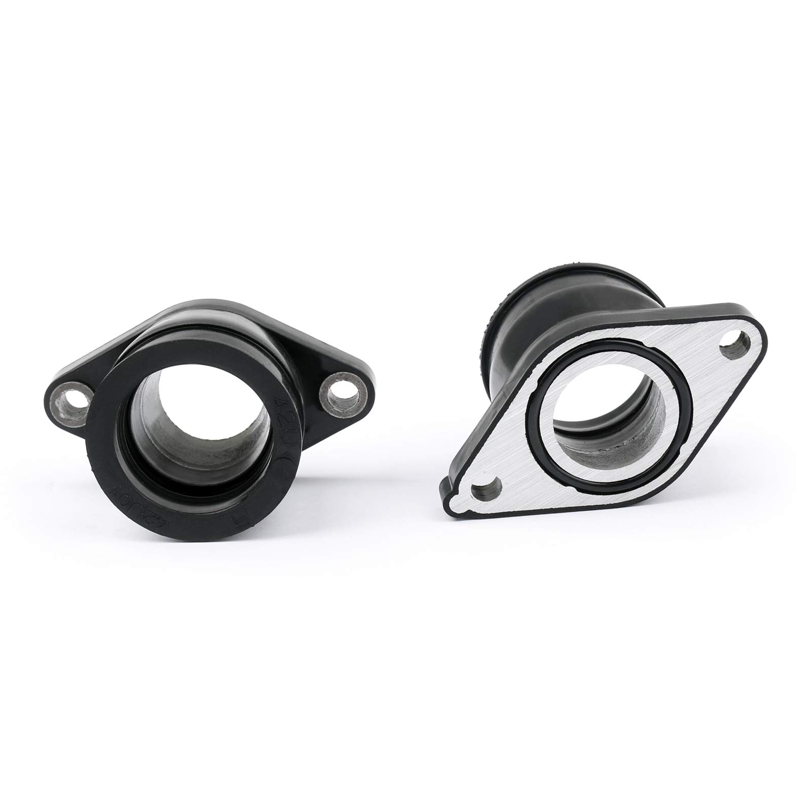 Artudatech Motorrad-Vergaser-Adapter-Schnittstelle, Moto 2 Stück Vergaserschnittstelle Ansaugkrümmer Kofferraumgelenk Vergaser für Yamaha TT350 86-87 XT350 von Artudatech