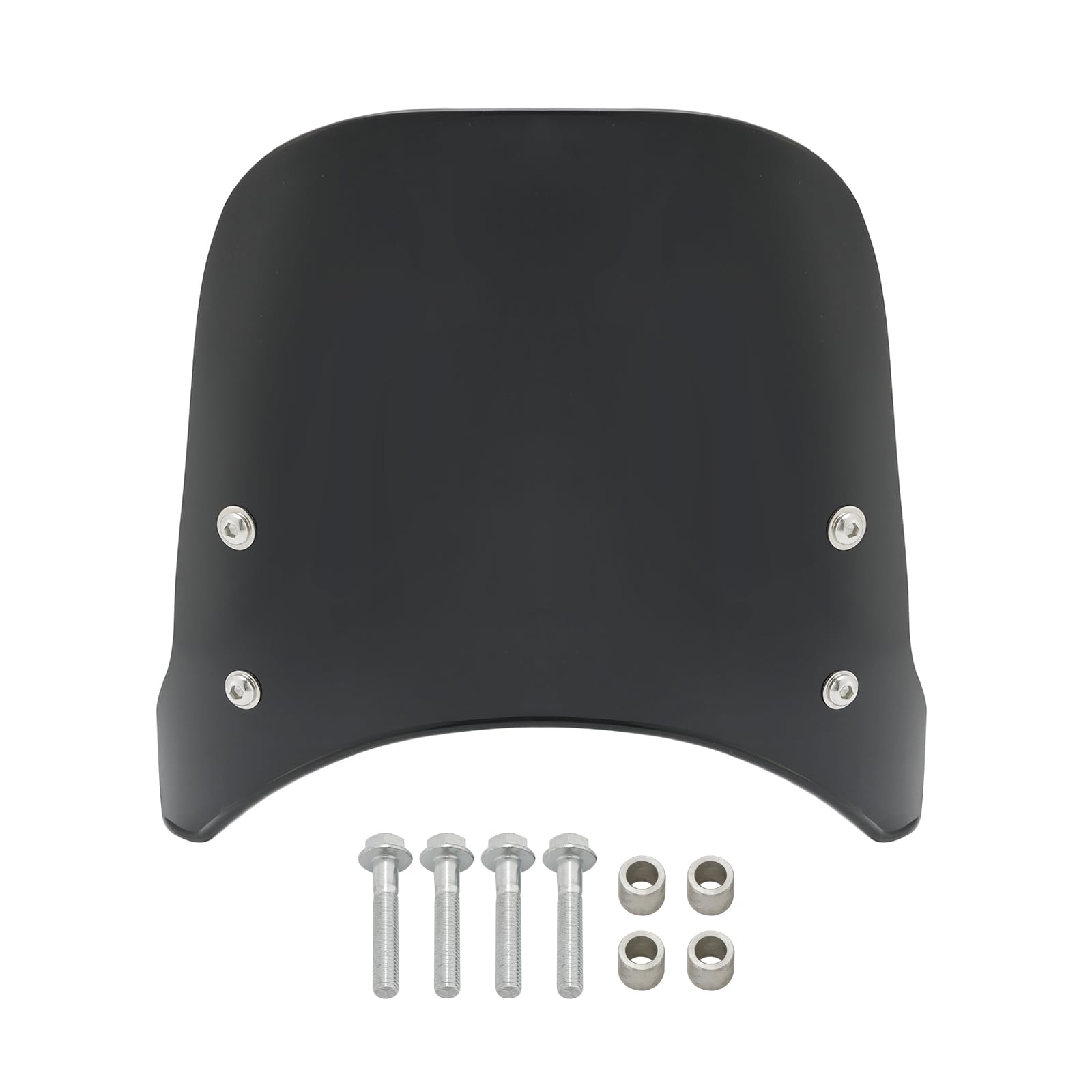 Artudatech Motorrad Windschutz Kunststoff Windschild Windschutzscheibe passend für Honda CB400X/CB500X 2019-2024 BLK von Artudatech