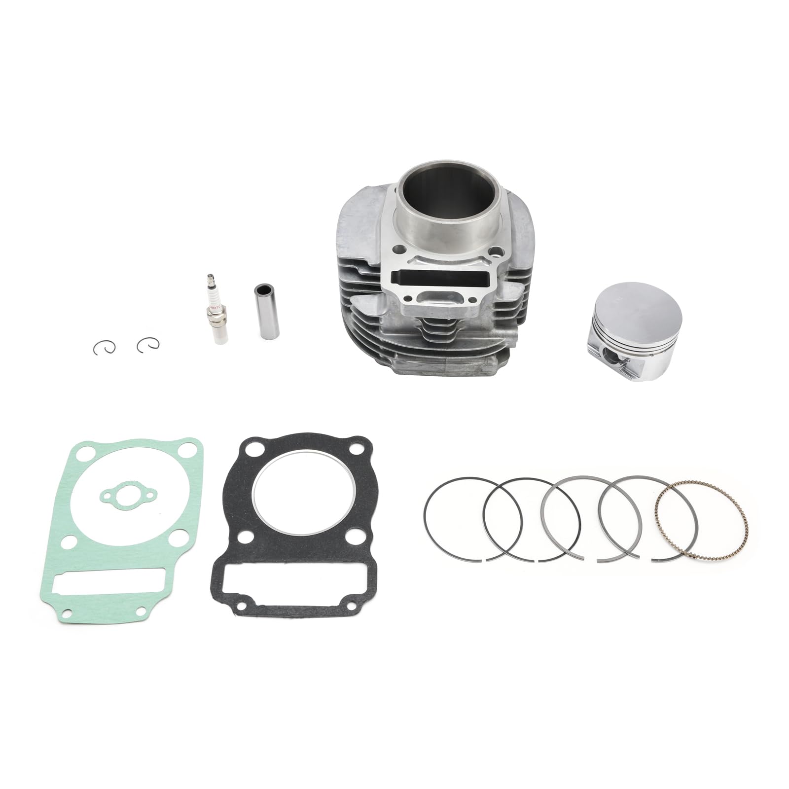 Artudatech Motorrad Zylinder Kolben Kit 78.5mm Cylinder Piston Gasket Spark Plug Top End Rebuild Kit Fit for Polaris 330 Trail Boss 2003-2013 Blazer ATP and Magnum 330 von Artudatech