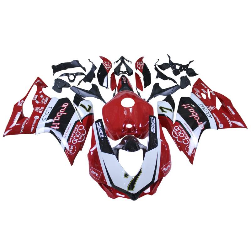 Artudatech Motorräder Injection Verkleidungskit Karosserie Cowl Fairing Kit Bodywork Plastic ABS Fit for Ducati 1299 959 2015-2020 von Artudatech