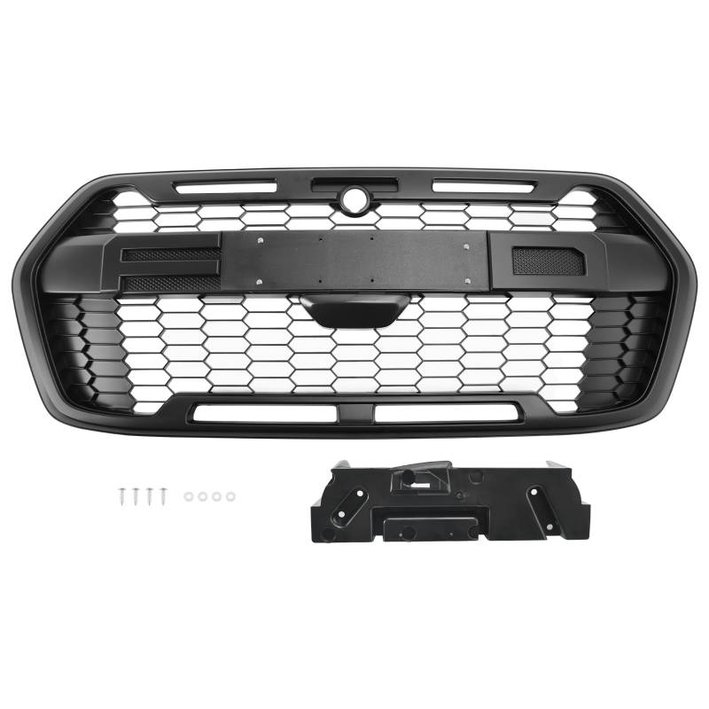 Artudatech Ra-pt-or Style Front Stoßstange Kühlergrill 2467809 Passform für Fo-rd Transit MK8 Trail 2019 Bumper Radiator Grille with Letters Badge von Artudatech