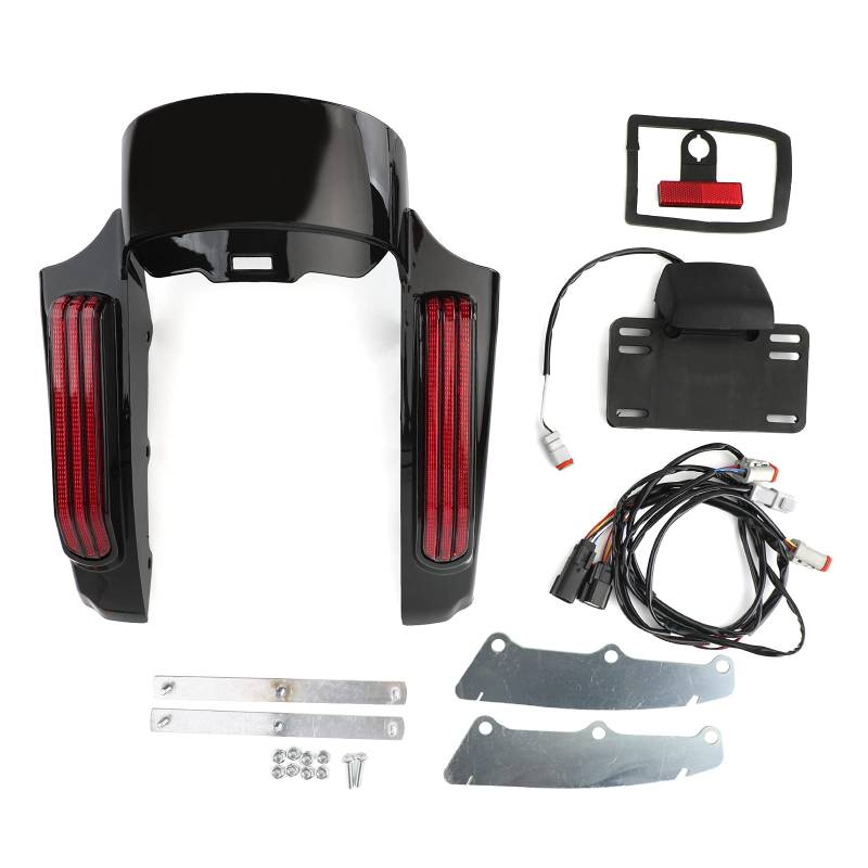 Artudatech Rear Fender LED Light Fit for Touring Road King FLHR Street Glide FLHX von Artudatech