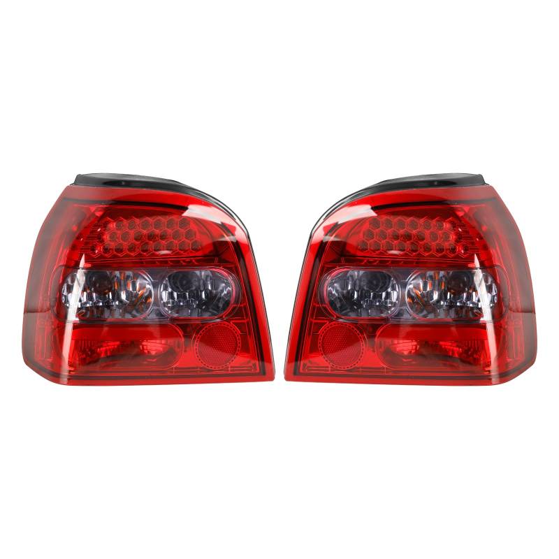 Artudatech Rückleuchten 2PCS Clear LED Rear Tail Lights Fit for Lamps Fit for VW GOLF MK3 MK 3 III 1992-1997 von Artudatech