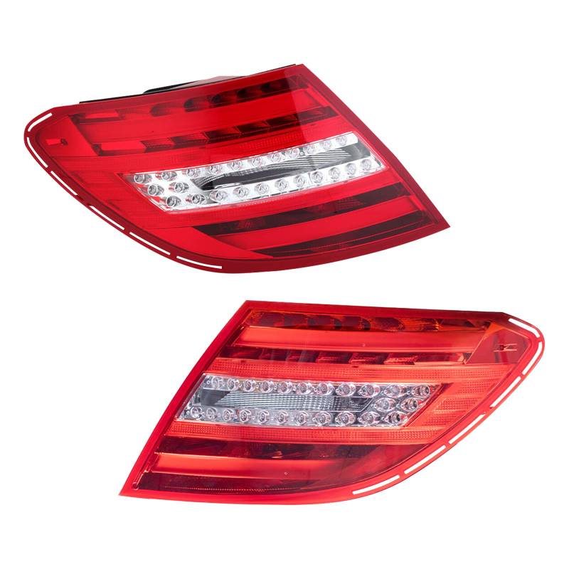 Artudatech Rückleuchten L+R Tail Light 2049060603/4 Fit for Mercedes Fit for Benz W204 C250 C300 C350 C63 2011-2014 von Artudatech