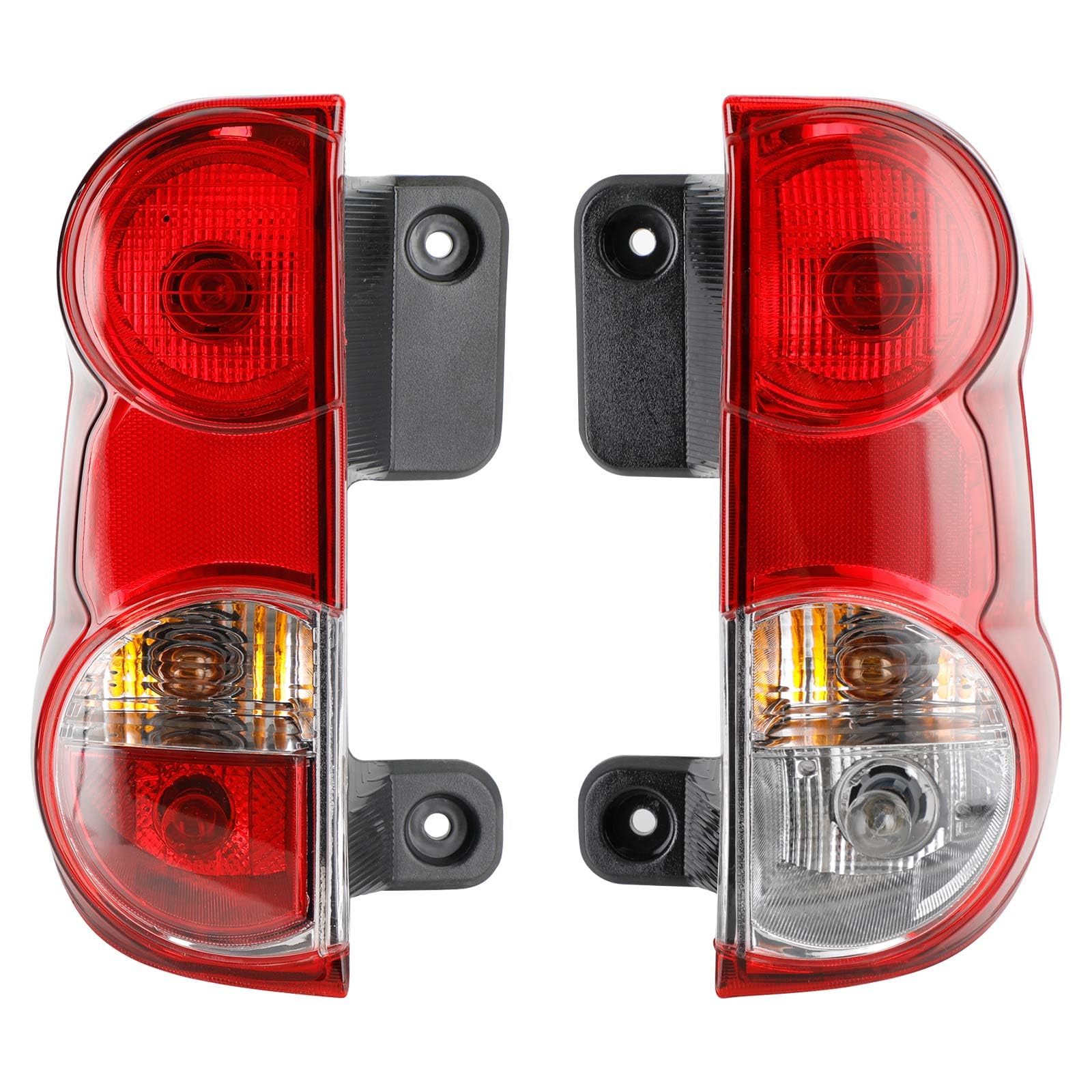 Artudatech Rückleuchten Left+Right Tail Light Rear Fit for Lamp Clear Red Lens Fit for Nissan NV200 2013-2018 von Artudatech