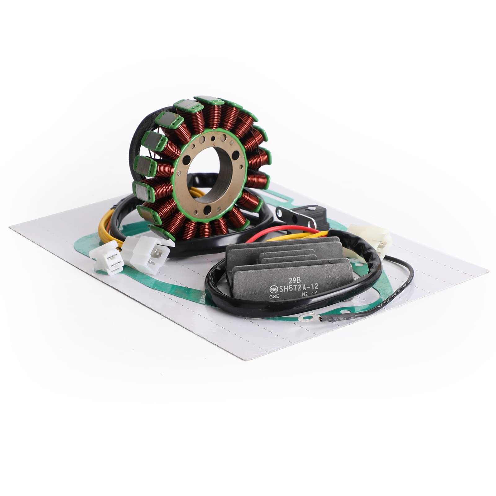 Artudatech Stator mit Regler und Dichtung Set für Suzuki GN250E GN 250 E 1982-1994 von Artudatech