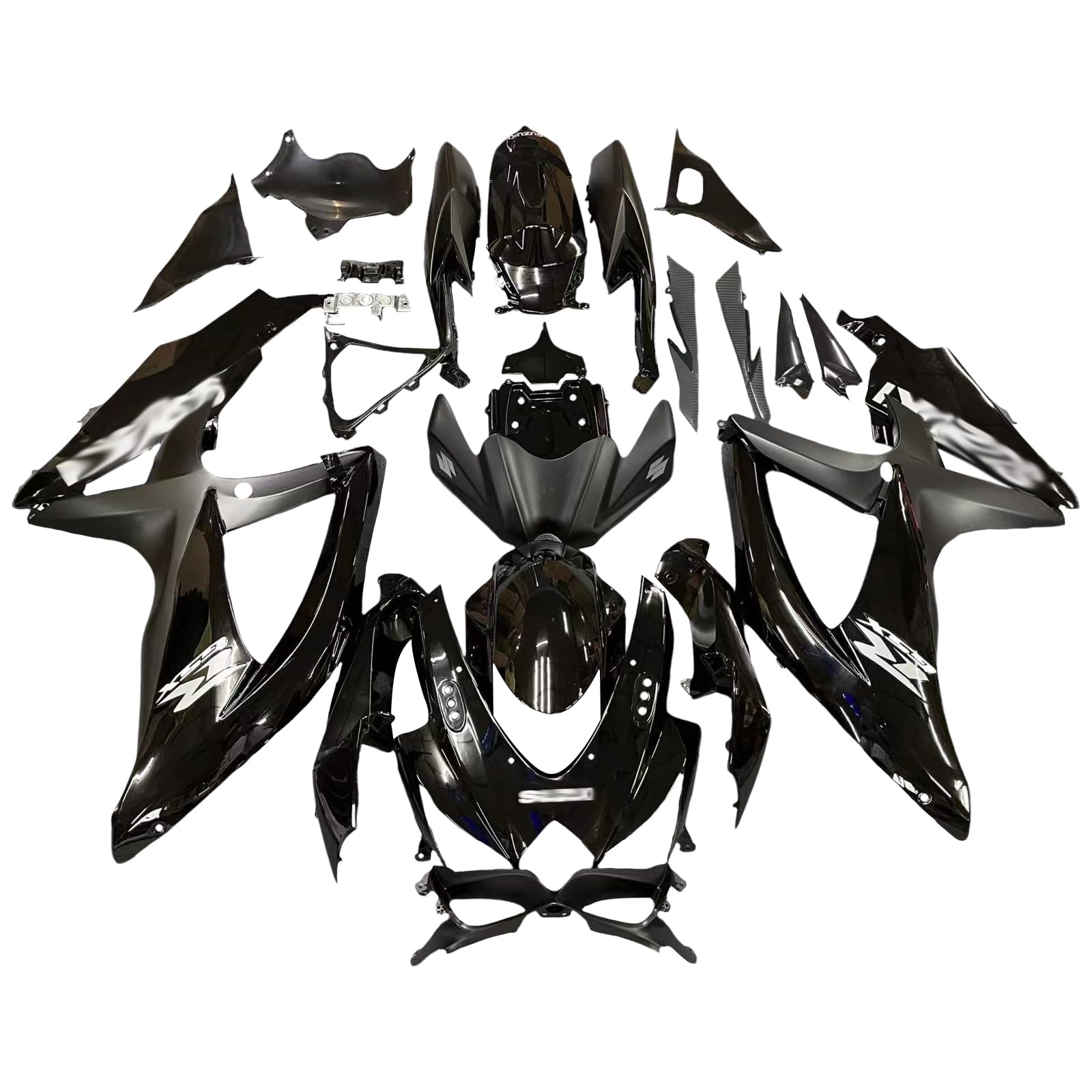 Artudatech Verkleidungssatz Motorrad Einspritz-Karosserieverkleidungssatz Injection Fairing Kit Bodywork Plastic ABS Fit for Suzuki GSXR 600/750 2008-2009 von Artudatech