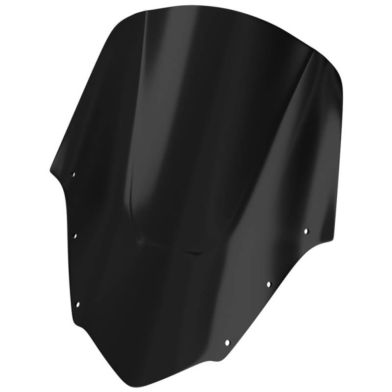 Artudatech Windschutzscheibe Motorrad, Windshield Windscreen Double Bubble Fit for Yamaha FZ1 FZ1S 2006-2011 Black von Artudatech