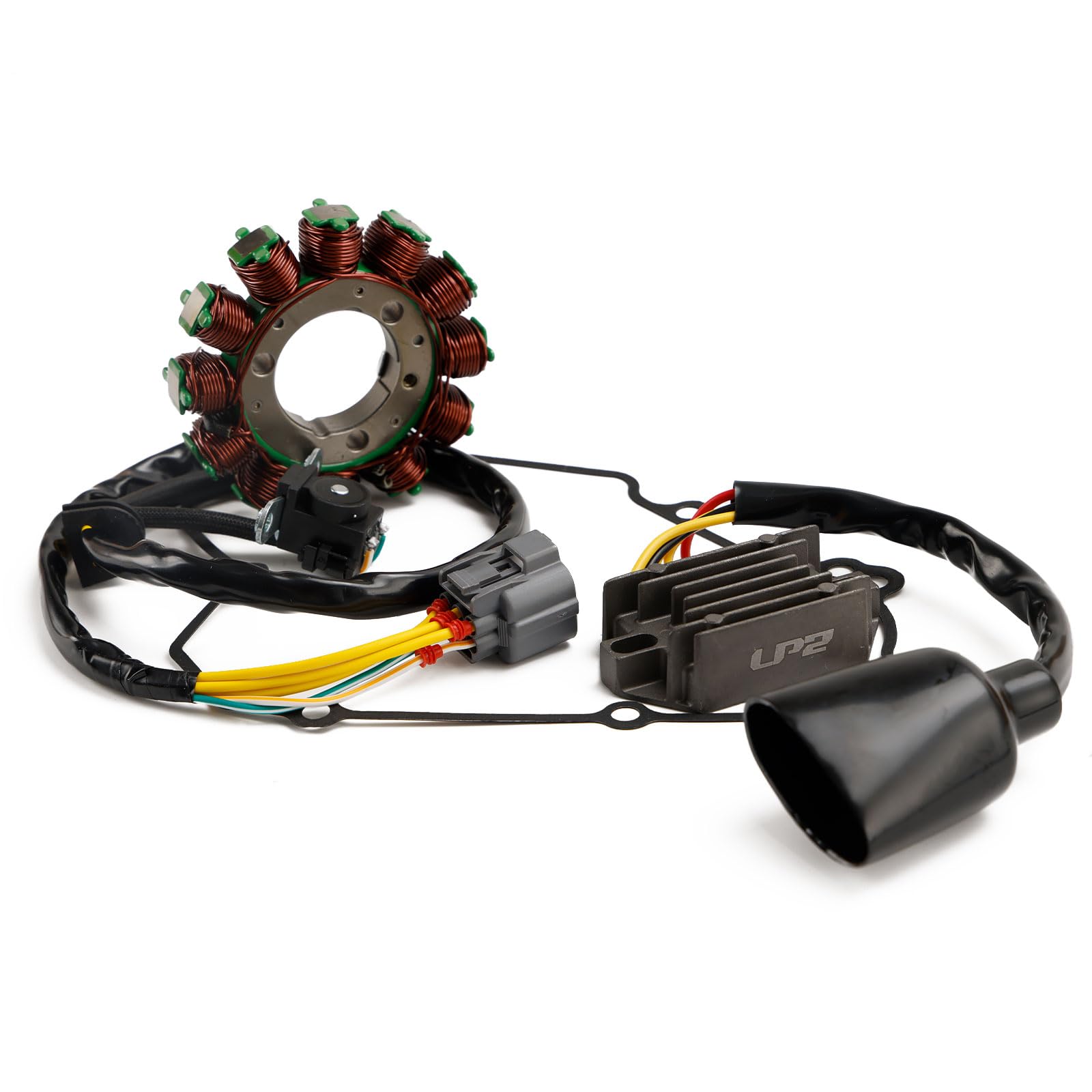 Artudatech Zündung Stator Regler Gleichrichter & Dichtung Fit for Kawasaki KX 450 F KX450F 02-15 von Artudatech