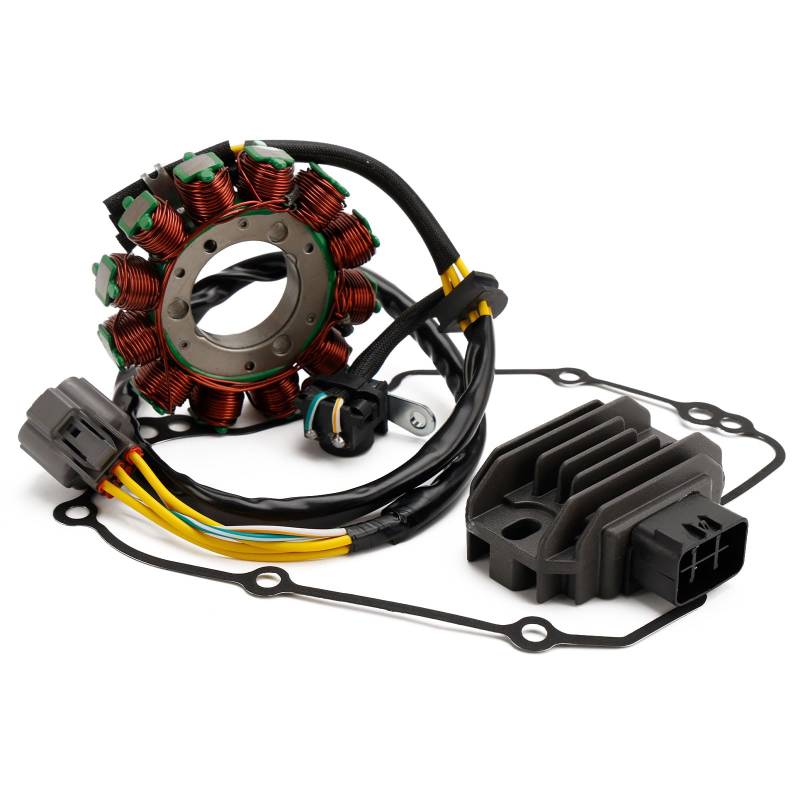 Artudatech Zündung Stator Regler Gleichrichter & Dichtung Fit for Kawasaki KX 450 F KX450F 09-11 von Artudatech