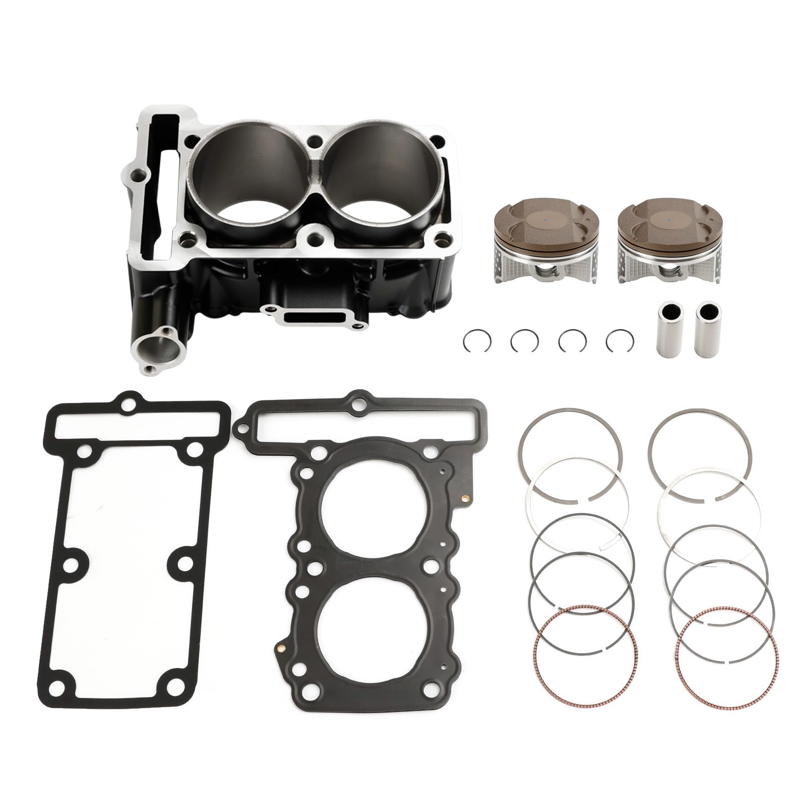 Artudatech Zylinder Kolben Kit Zylinderkit 346ccm Big Bore Cylinder Piston Gasket Kit 67mm Fit for Kawasaki Ninja 300 ABS / Z300 / VERSYS-X 300 2013-2024 von Artudatech