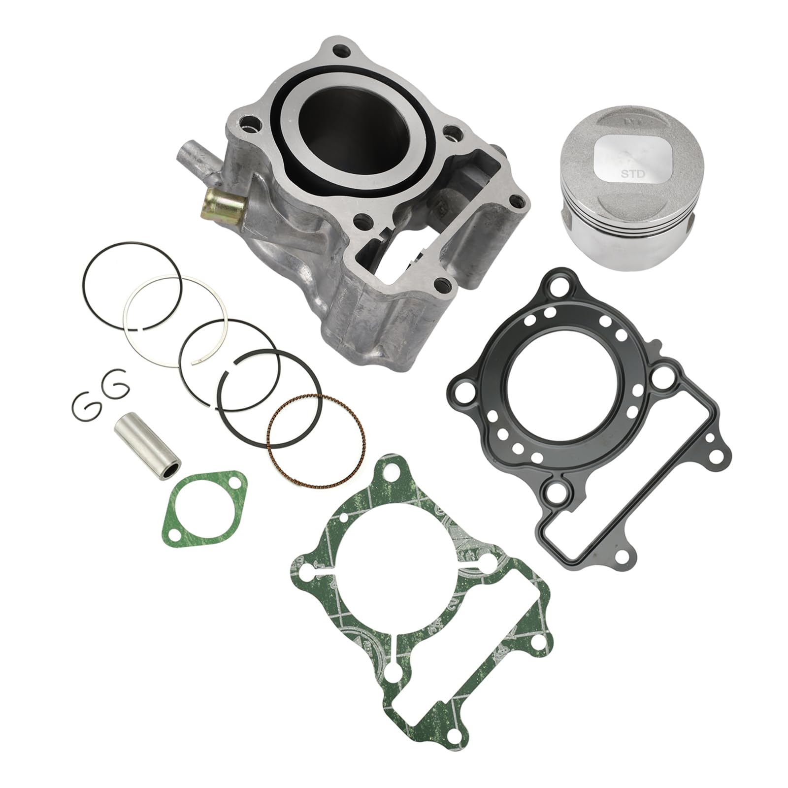 Artudatech Zylinder Kolben Kit Zylinderkit 52.4mm Cylinder Piston Gasket Rebuild Kit 125cc Fit for Honda SES125 Dylan PS125 SH125 NES PES 125 FES 125 von Artudatech