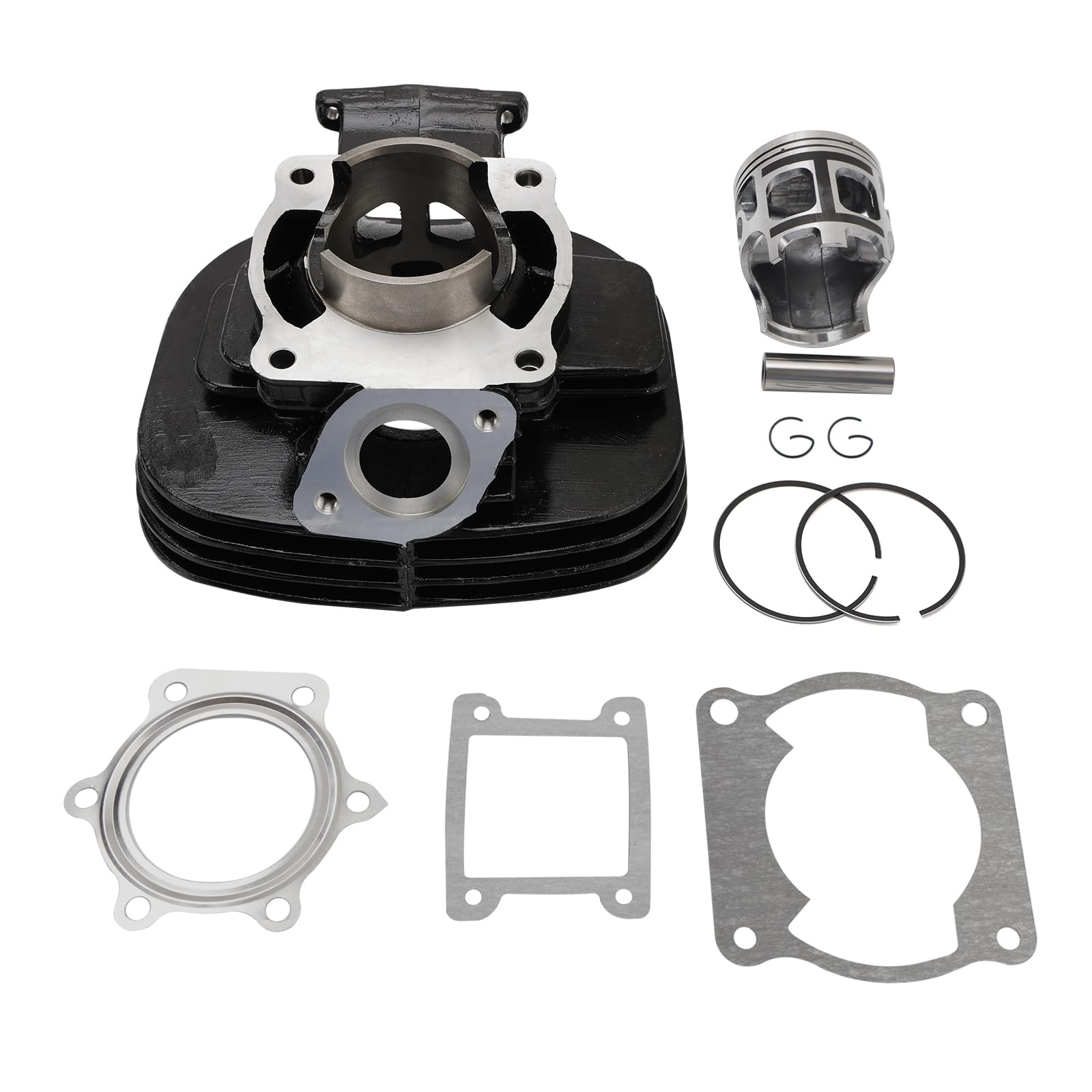 Artudatech Zylinder Kolben Kit Zylinderkit 66mm Cylinder Piston Gasket Top End Rebuild Kit Fit for Yamaha Blaster 200 YFS 200 1988-2007 von Artudatech