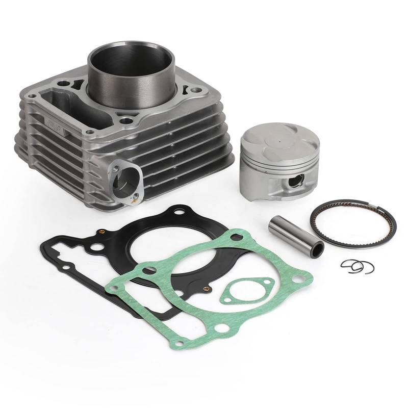 Artudatech Zylinder Kolben Kit Zylinderkit Cylinder Jug 73mm Top End Kit Fit for Honda CBX 250 Twister/XR 250 Tornado / 2001-2008 Piston Rings Gaskets von Artudatech