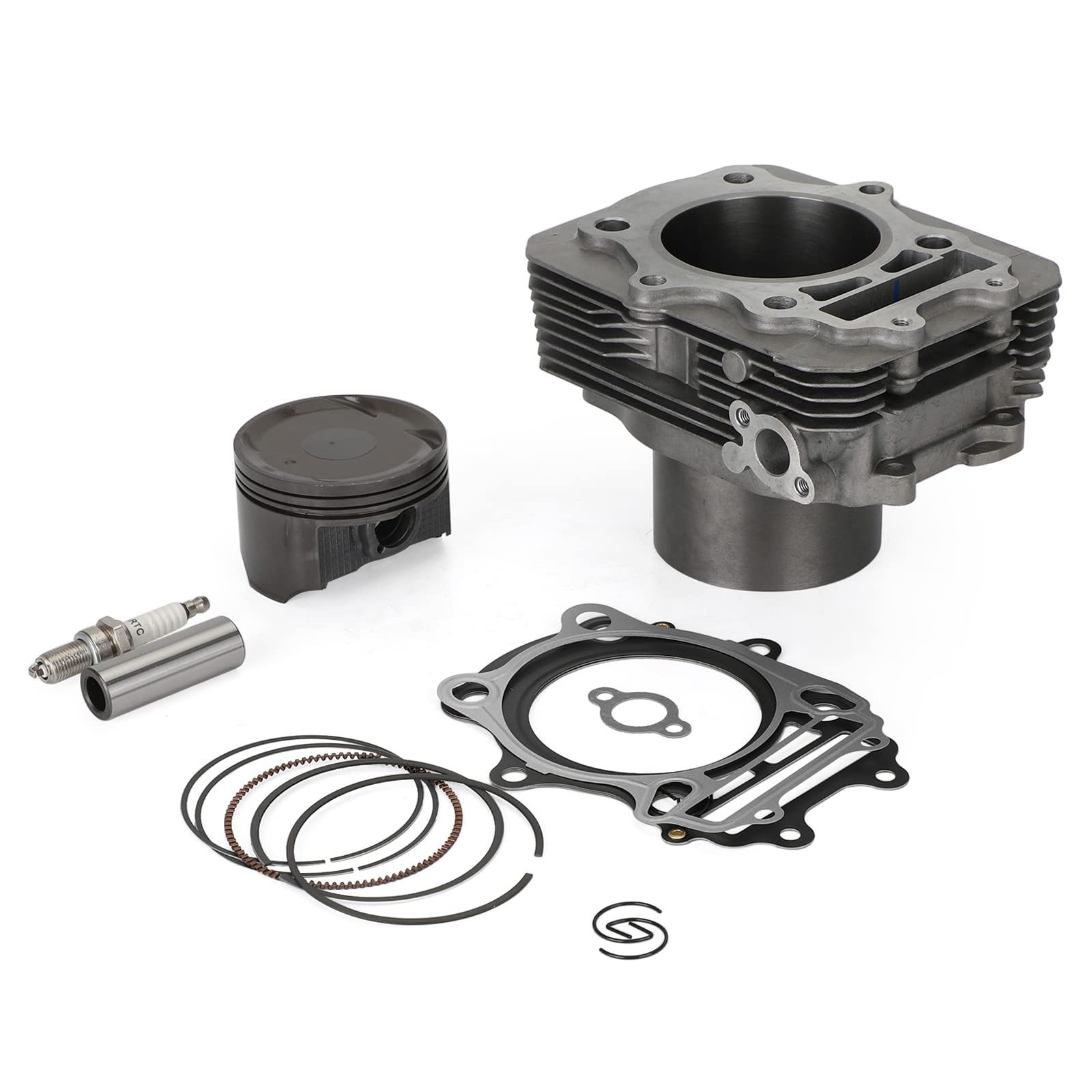 Artudatech Zylinder Kolben Kit Zylinderkit Cylinder Jug 82mm Top End Kit Fit for Suzuki Eiger 400 2002-2022 / King Quad 400 Piston Rings Gaskets von Artudatech