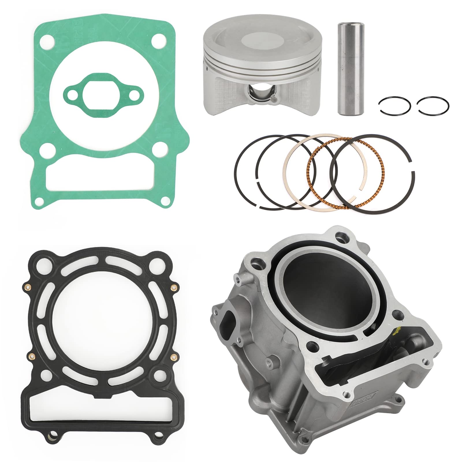 Artudatech Zylinder Kolben Kit Zylinderkit Cylinder Jug Piston Rings Gasket Top End Kit Fit for UTV,500,ATV,500,MSU,Hisun,Massimo,HS,YS,Bennche,TSC von Artudatech