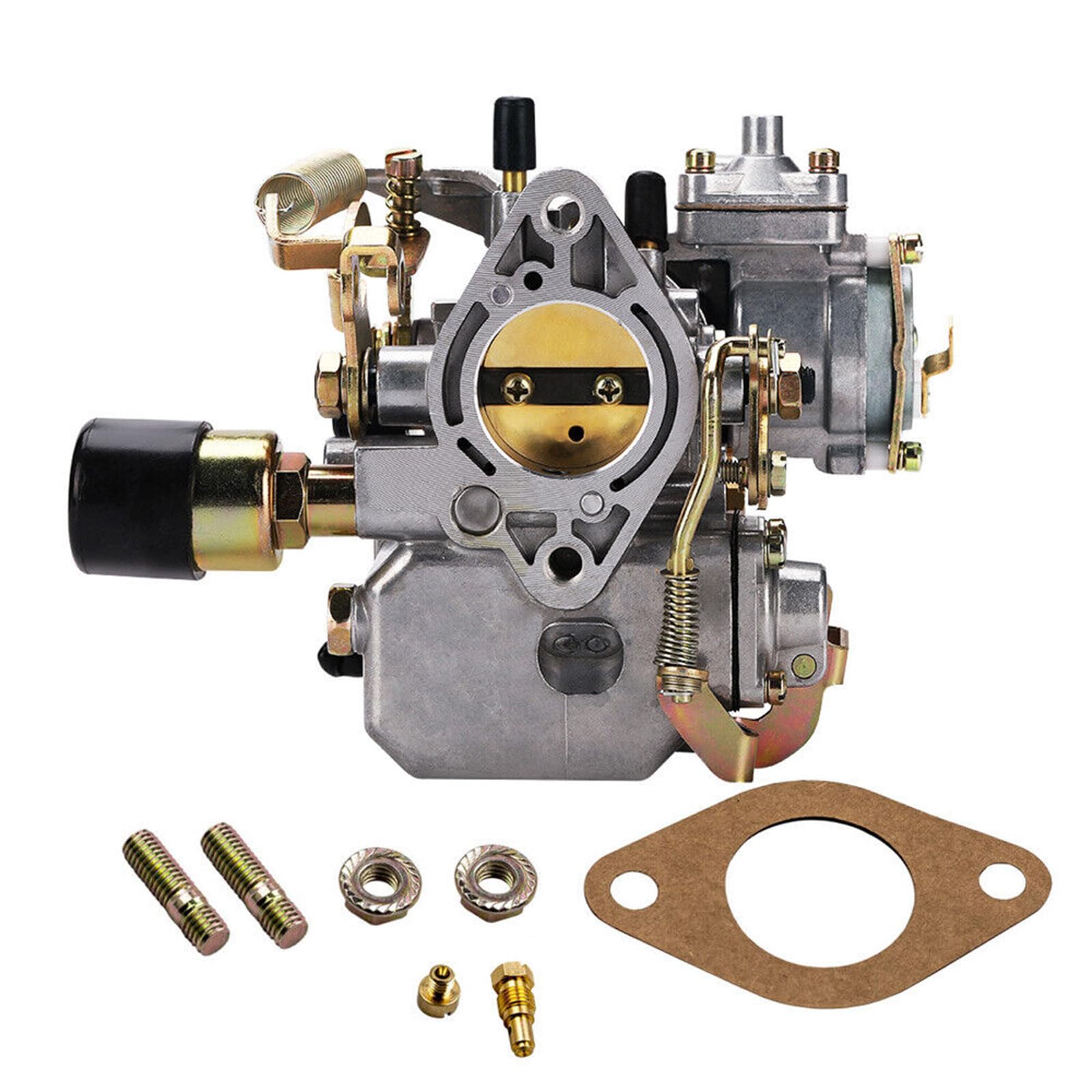 Vergaser 98-1289-B 113129031K Carburetor 34 Pict-3 Kompatibel für VW Beetles 1971-1979 Dual Port 1600cc 12V Ersatzvergaser Elektrisch Choke von Artudatech