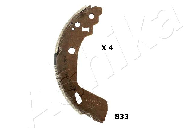 Bremsbackensatz Hinterachse Ashika 55-08-833 von Ashika