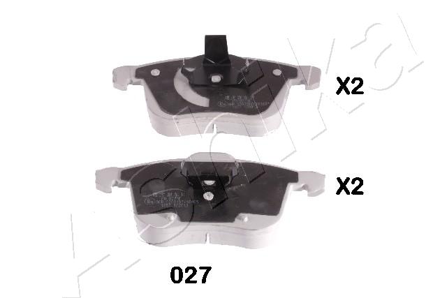 Bremsbelagsatz, Scheibenbremse Vorderachse Ashika 50-00-027 von Ashika