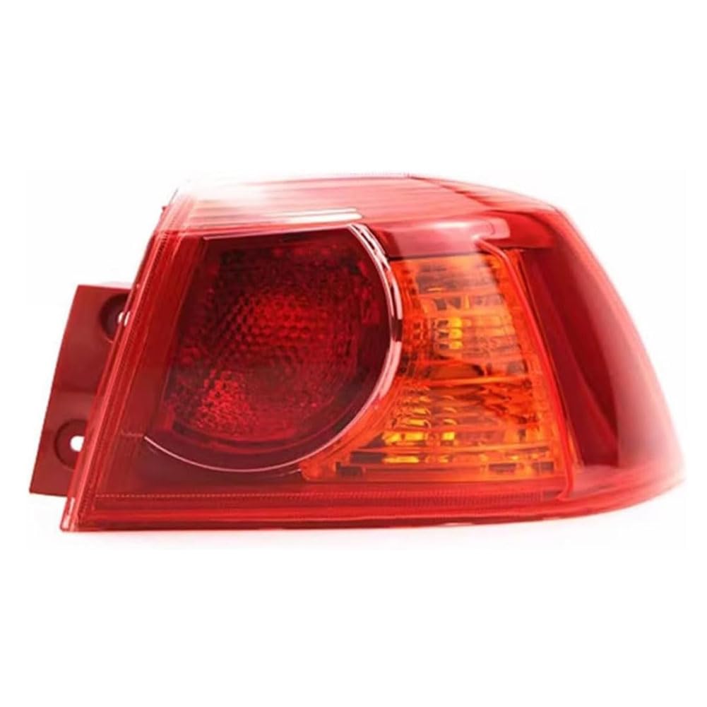 Ashild Auto Rückleuchten Rücklicht für Mitsubishi Lancer Sedan 2010-2015, Links Rechts Rücklichter Bremslicht Hinten Lichter Signallampe Ersetzen Zubehör,D/Red Right Outside von Ashild