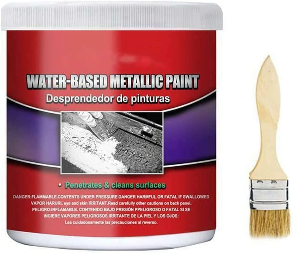 Ashopfun Furnishk Rust Converter, Water-Based Metal Rust Remover, Water Based Metallic Paint, Multi Purpose Anti-Rust Rust Remover Repair Protect, Rust Remover with Brush (1pcs) von Ashopfun