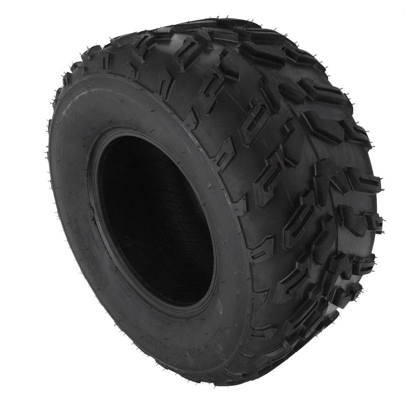 ATV-Reifen, 22x10-10, 22x10x10 All-Terrain, Rutschfeste, Robuste 6-lagige Struktur, Radialschlamm-All-Terrain-Utility-ATV-UTV-SXS-Trail-Schlamm-Sand-Offroad-Reifen, 1er-Set von Asixxsix