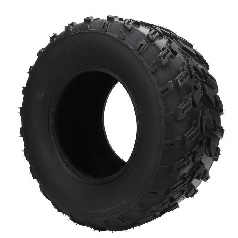 ATV-Reifen, 22×10-10 22×10×10 ATV UTV Off-Road-Reifen und Anti-Rutsch-Gummi, Verbesserte Griffigkeit, Verbesserte Kontrolle, 6-lagiger ATV-Reifen für UTV Quad Off Road Go Kart von Asixxsix