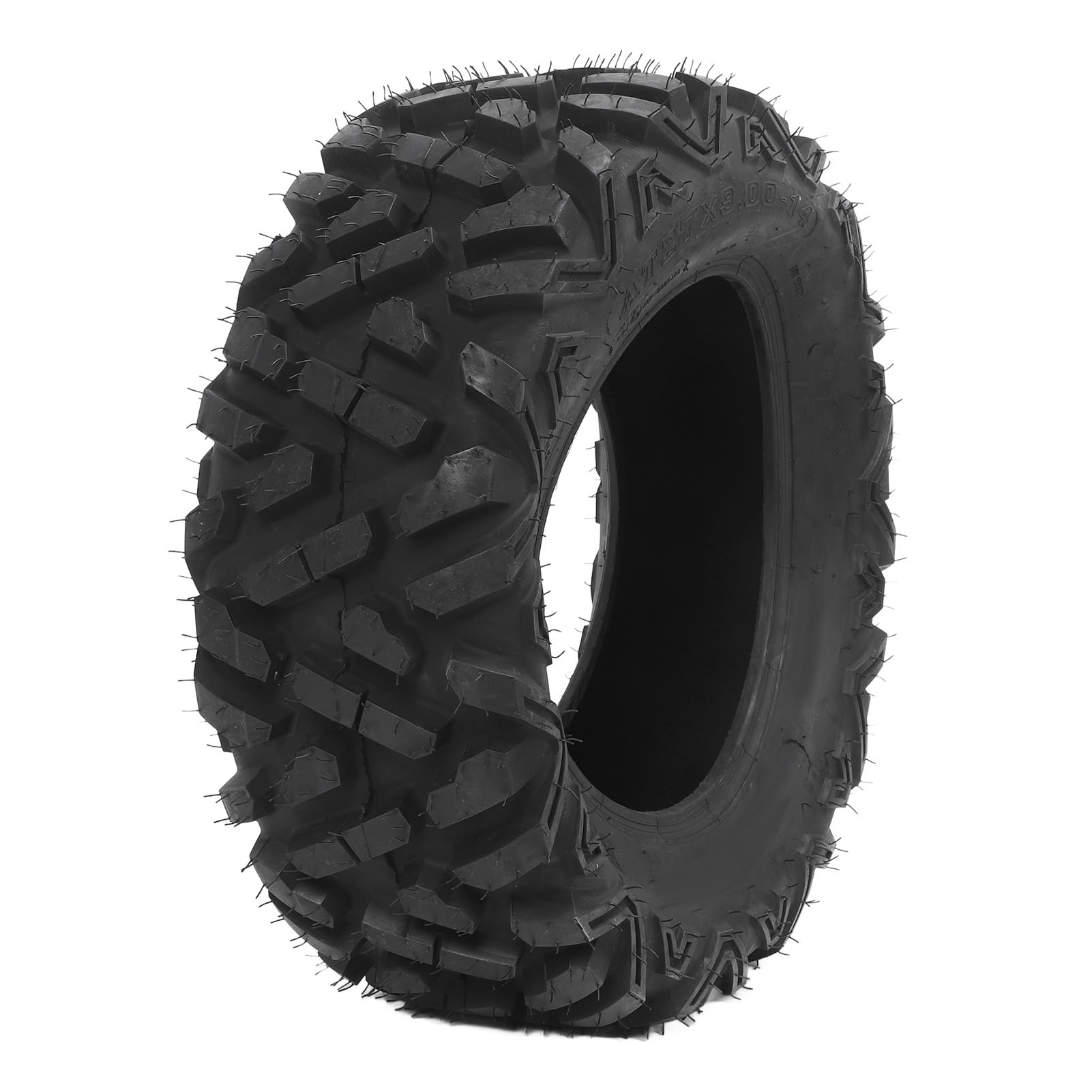 Asixxsix All-Terrain-Reifen, 27x9-14 ATV UTV-Reifen Gummi 6-lagiger Schlauchlosreifen Vielseitiger ATV Vakuum-Schlauchlosreifen Verbesserte Traktion 27x9-14 Reifen für UTV, SxS, Rasenmäher von Asixxsix