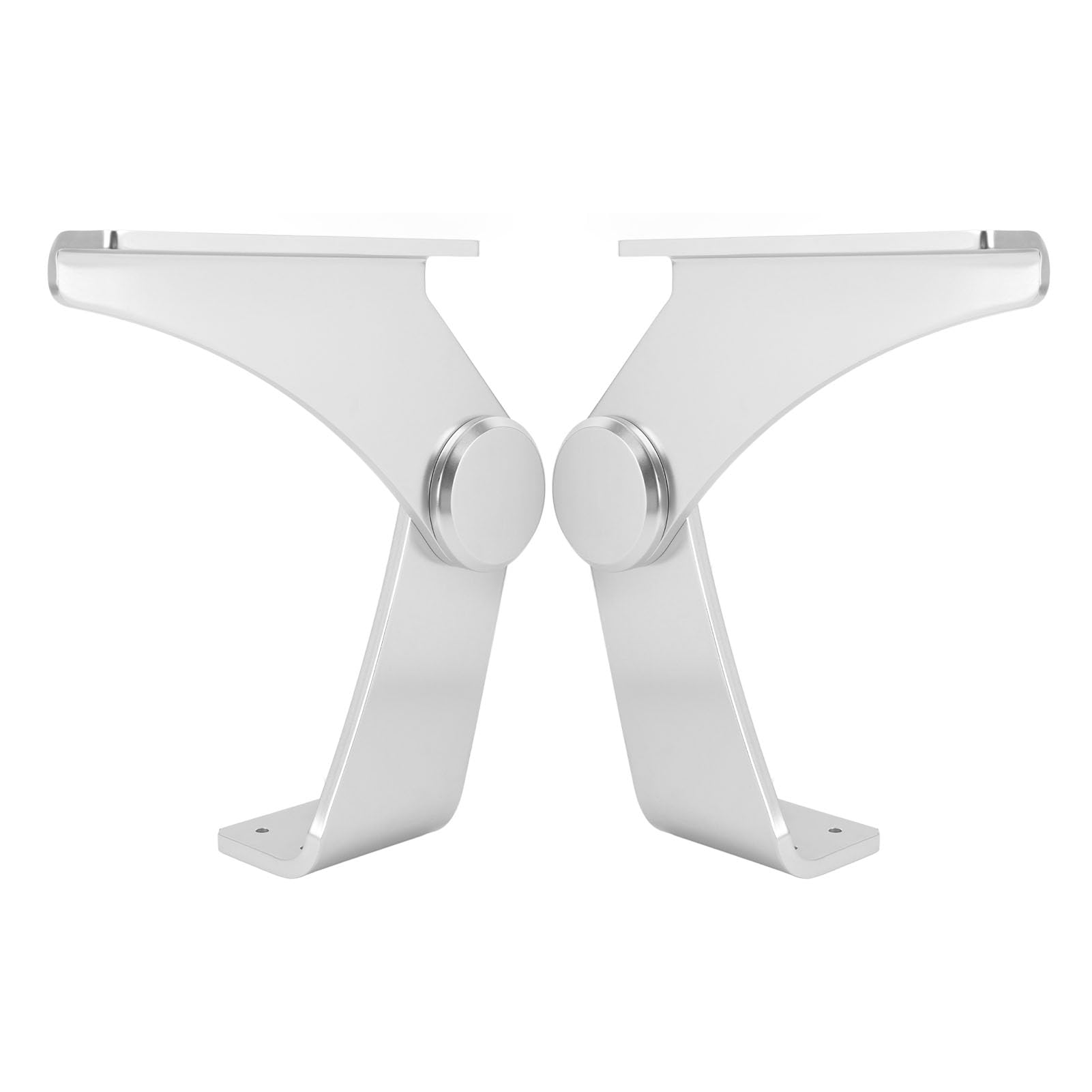 Asixxsix Aluminium Boot Pivot Flip-Up Armlehne Set, 1 Paar 60 Grad Universal klappbare Bootssitz Armlehne für Marine Yacht, stilvolle Oberfläche, vielseitige Installation von Asixxsix