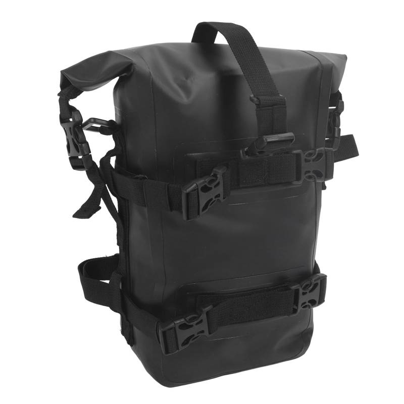 Asixxsix wasserdichte PVC-Motorrad-Hecktasche mit Erweiterbarem Schnellverschluss-Design, Motorrad-Sturzbügeltasche mit Großem Fassungsvermögen für Moto ATV, Universelle von Asixxsix