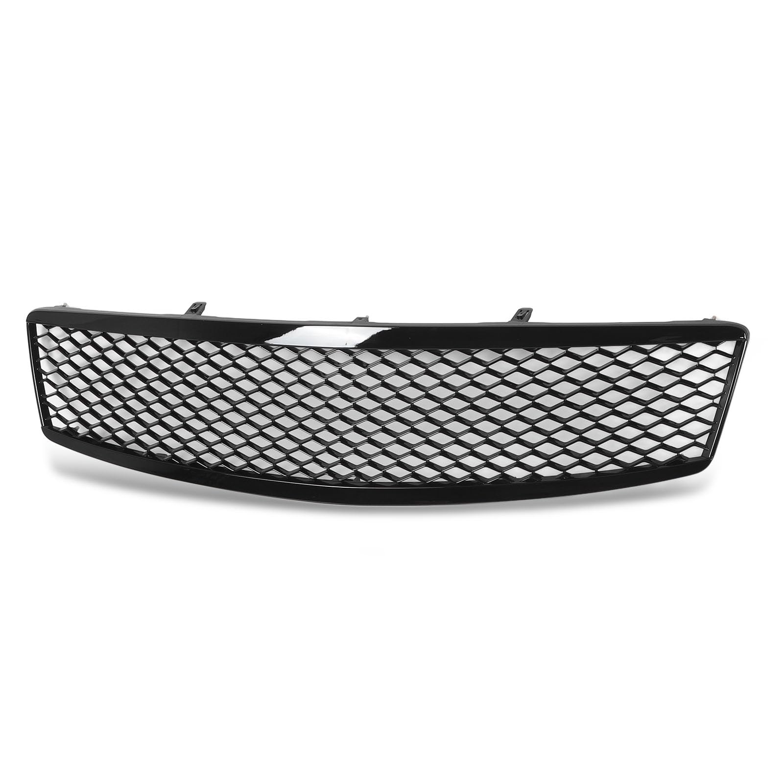 Glänzend Schwarzer Mesh-Frontstoßstangengrill für G35 4-Türer-Limousine 2003–2006, Sport-Style-Fronthauben-Mesh-Gitter, Einfache Installation, Individuelle Passform von Asixxsix