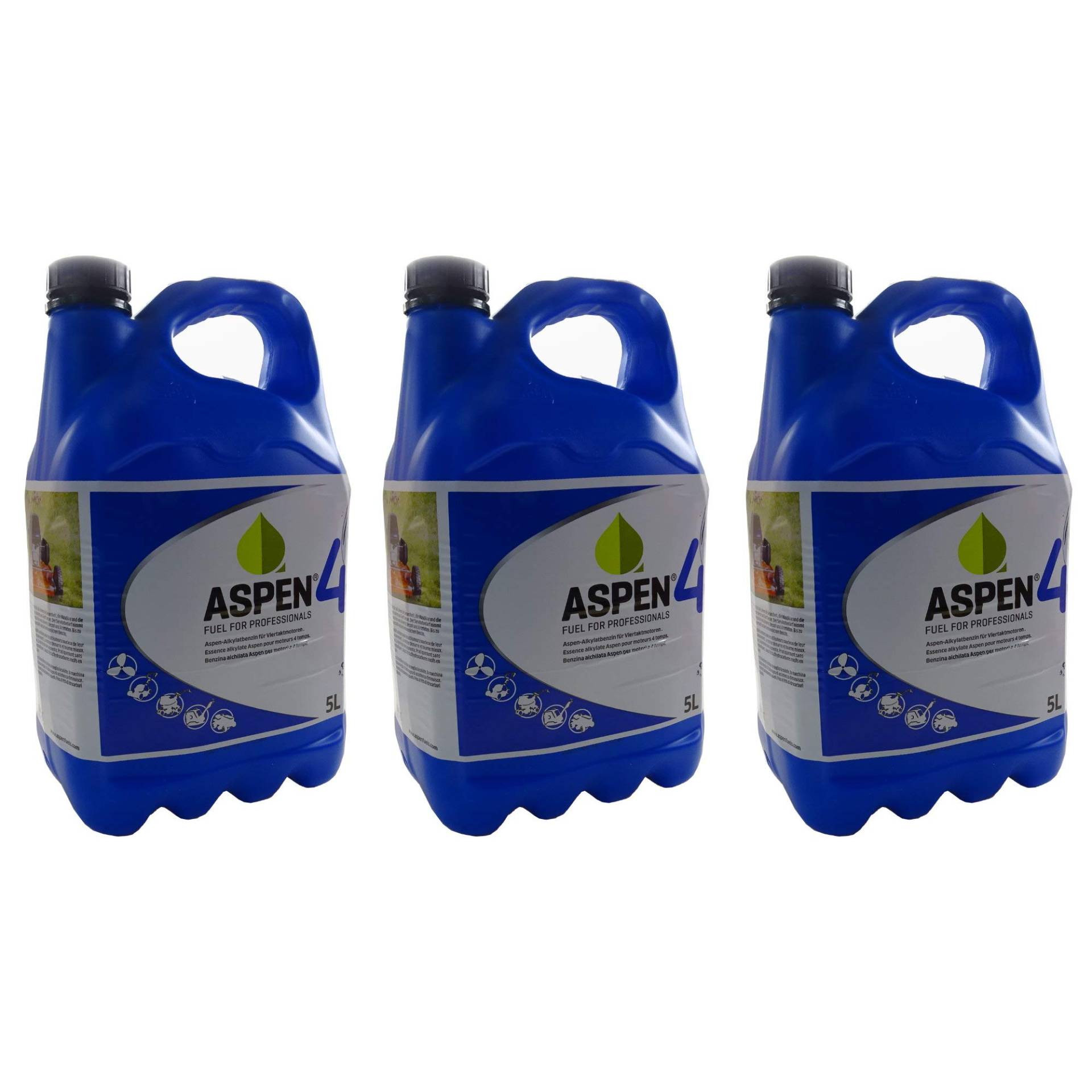 Aspen 15L Sonderkraftstoff 4-Takt Alkylatbenzin 3 x 5 Ltr. Sparset von Greenstar