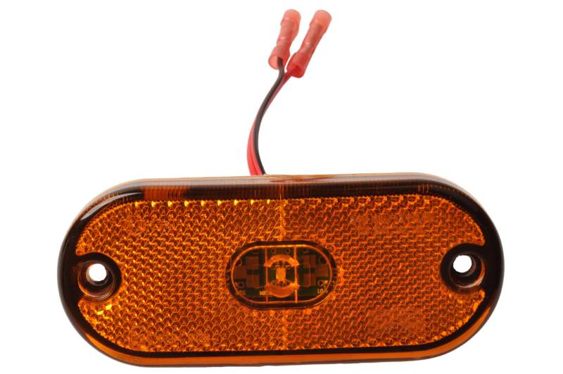 Aspöck Flatpoint 3 - orange/gelbe Positionsleuchte - 2-adriges Kabel mit von Aspöck