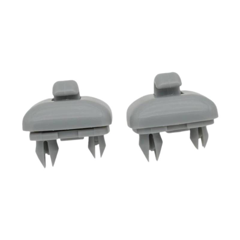 AsrMyjcx 2X Sun Visor Hook Clips Grau 8U0857562 Ersetzen Sie Teile 8E0857562A 8E0857561 für A3 S4 S5 TT B6 B7 B8 von AsrMyjcx