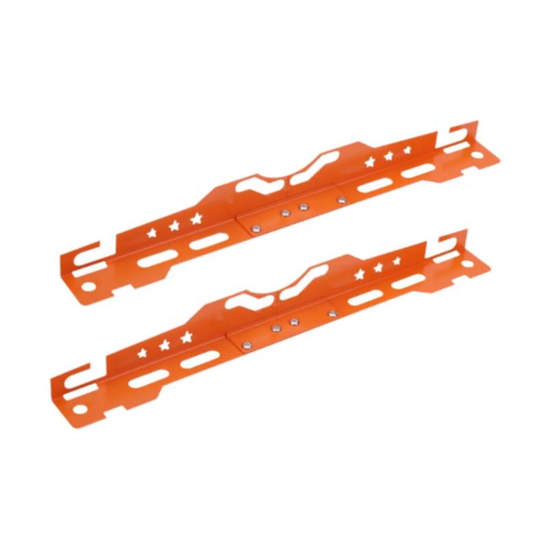 AsrMyjcx 2pcs Heavy Duty Wheel Alignment Tools Toe Alignment Tool Plates Einfache Installation tragbar für Automobilfahrzeuge SUV, Orange von AsrMyjcx