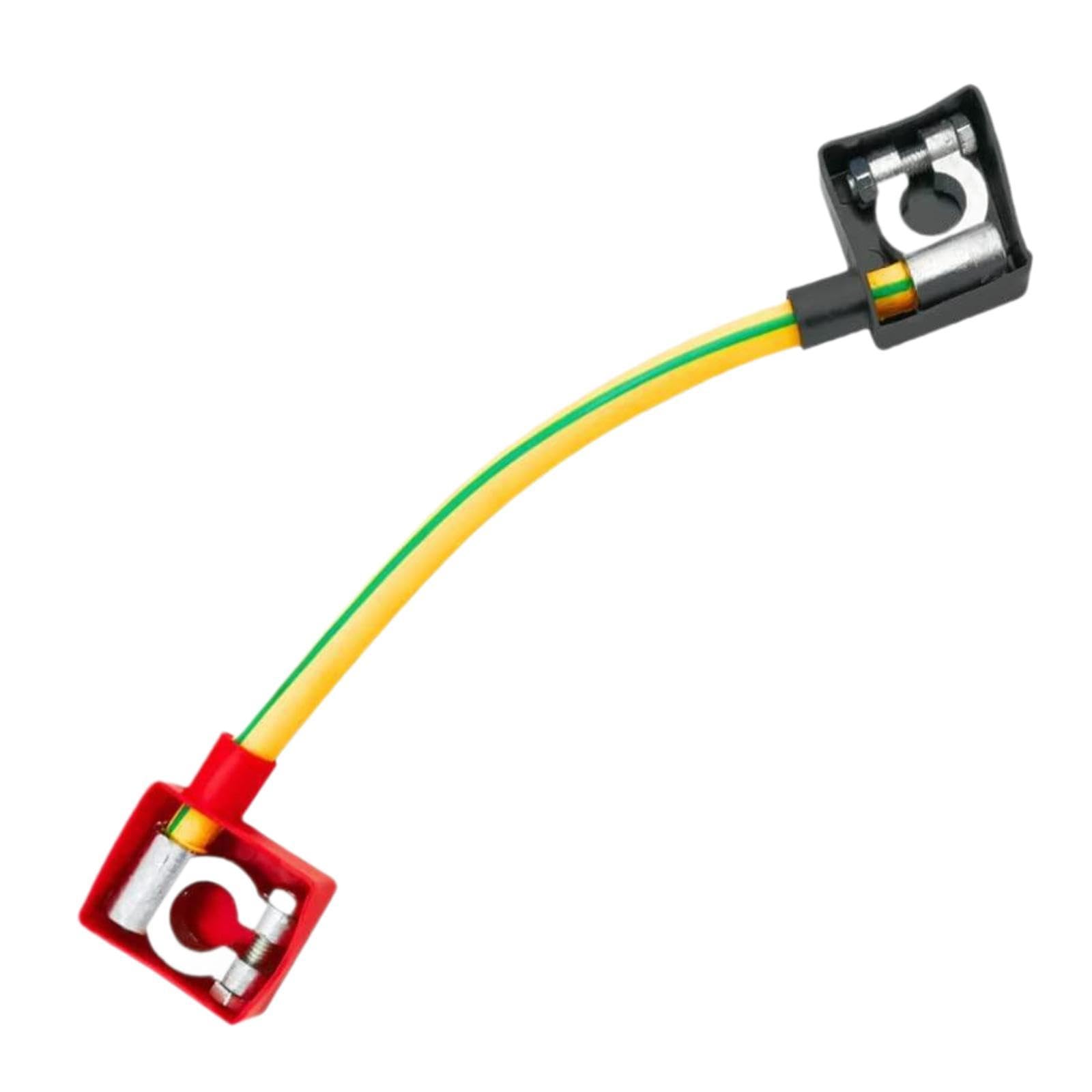 AsrMyjcx Batterieanschlusskabel, Batteriekabel aus reinem Kupfer, Batteriekabelanschluss mit Anschlussklemmen für Motorrad-LKW, 30cm von AsrMyjcx