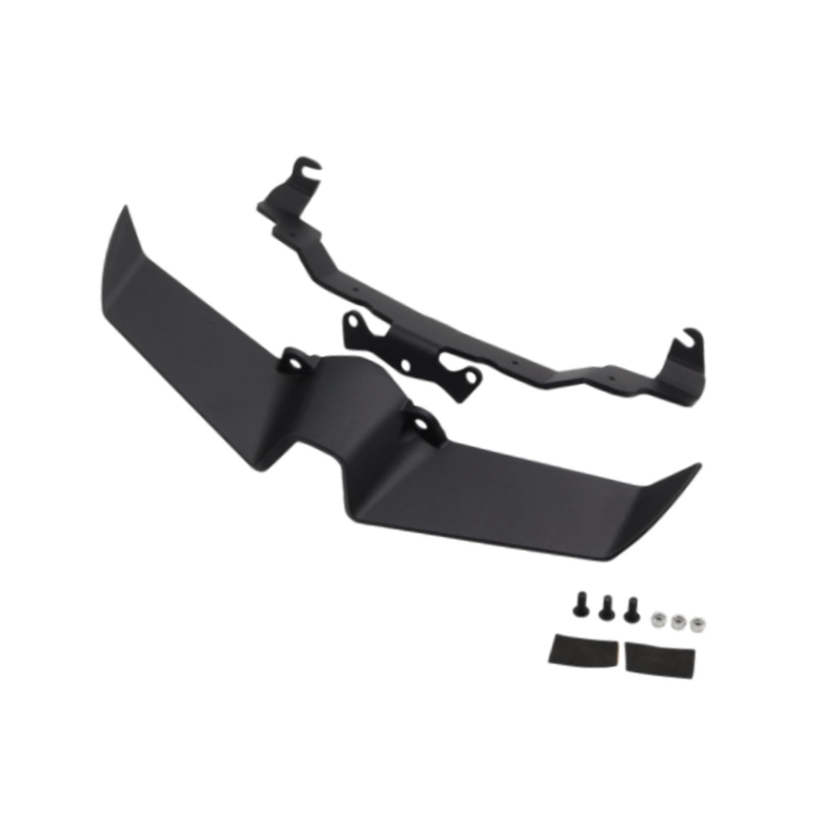 AsrMyjcx Motorrad Frontspoiler Windabweiser Zubehör Abtrieb Ersatz Motorrad Verkleidung Winglets für MT 10 MT 10 SP, Schwarz von AsrMyjcx