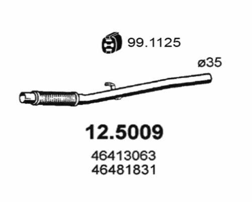 Abgasrohr mitte Asso 12.5009 von Asso