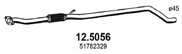 Abgasrohr mitte Asso 12.5056 von Asso