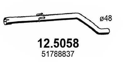 Abgasrohr mitte Asso 12.5058 von Asso